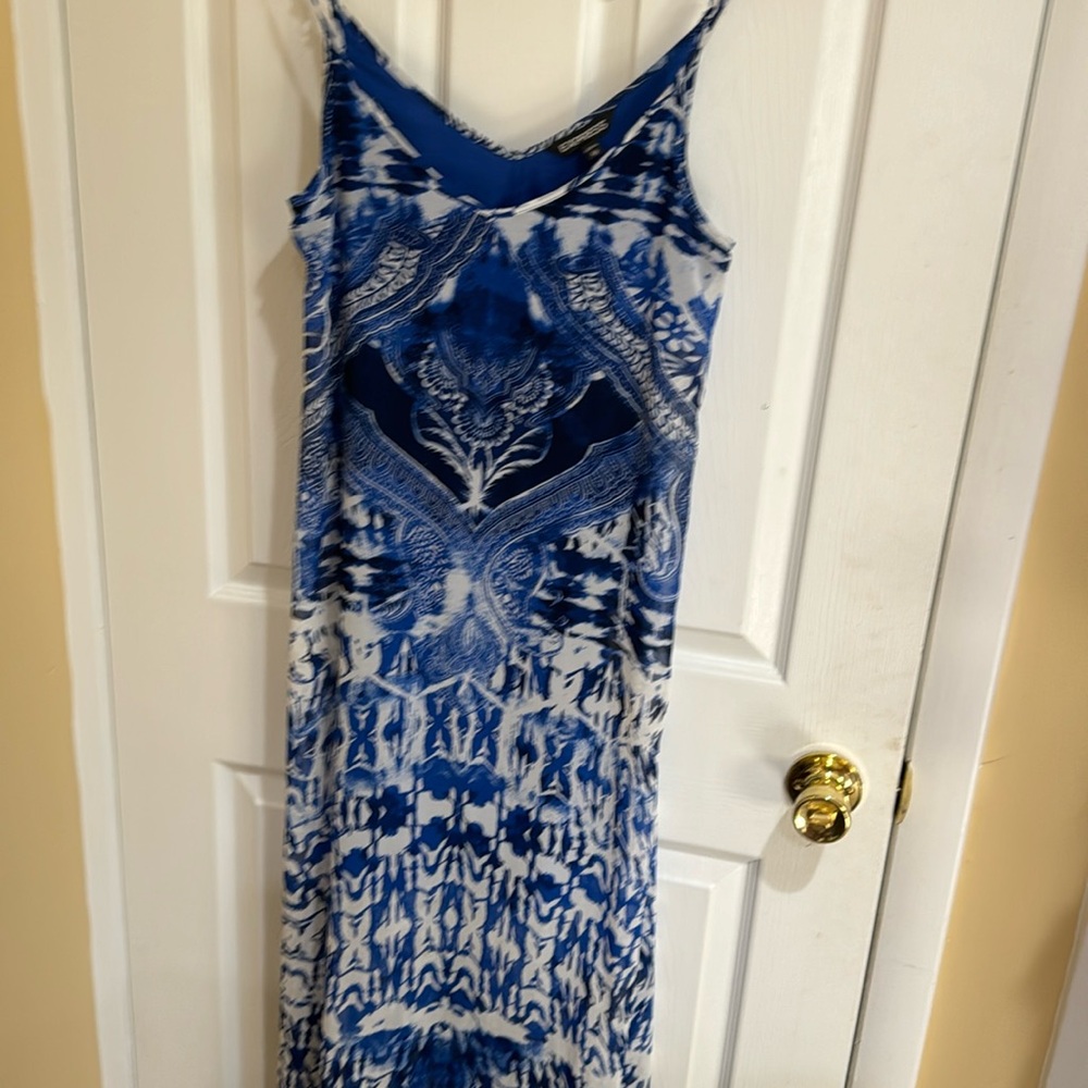 Blue maxi dress